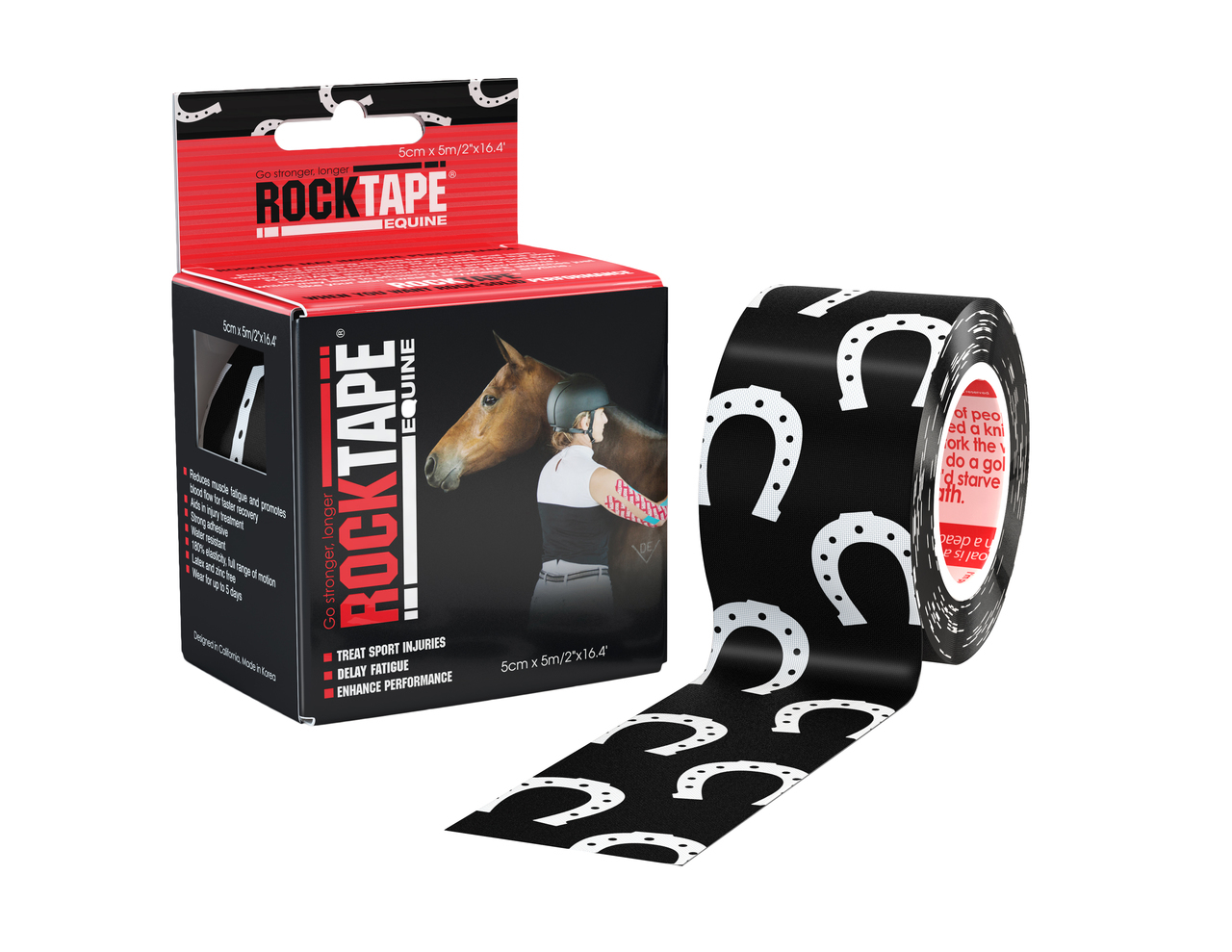 RockTape Kinesiology Tape 2 x 16' (5cm x 5m) Single Rolls